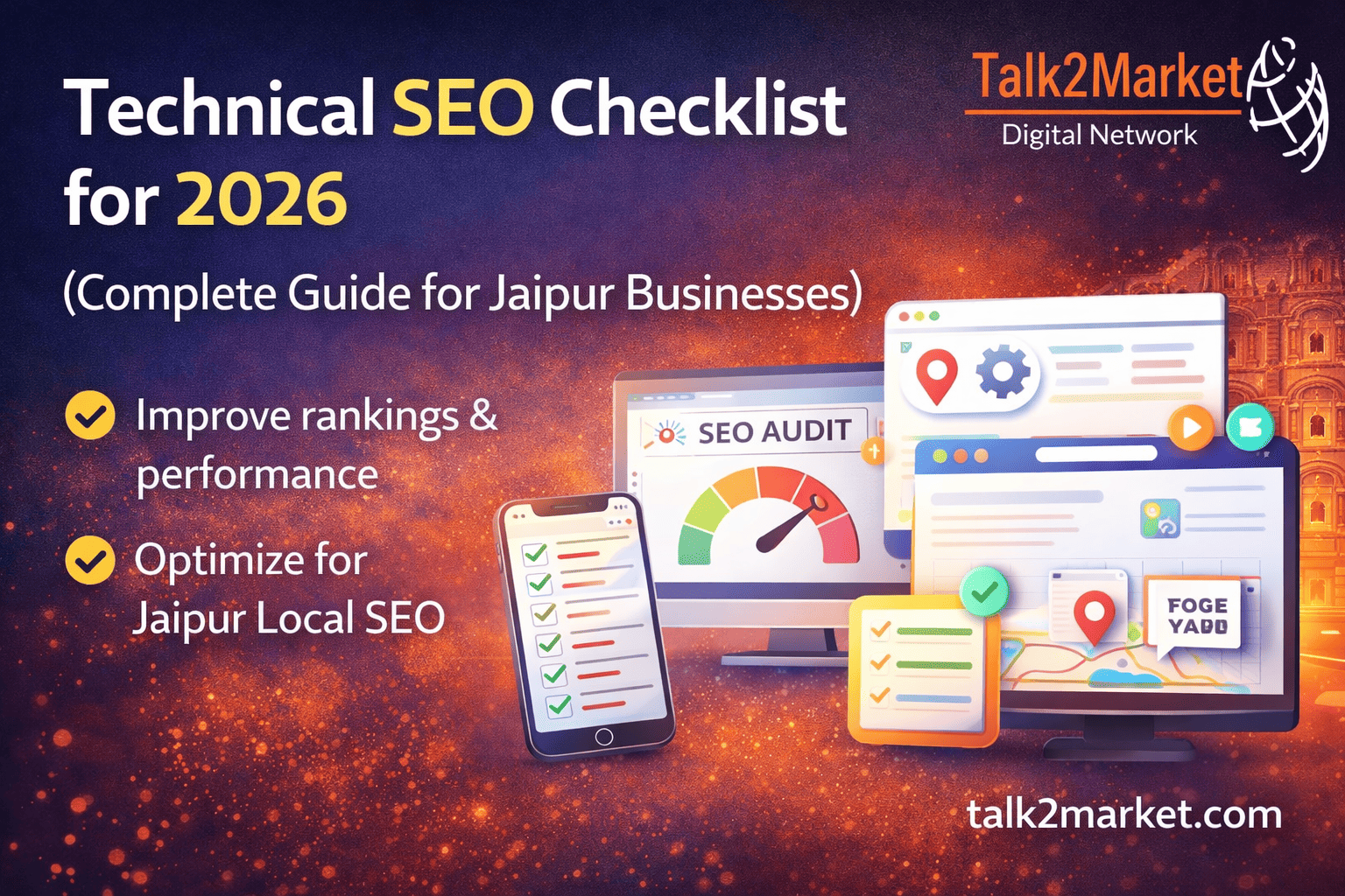 Technical SEO Checklist for 2026 (Complete Guide for Jaipur Businesses)